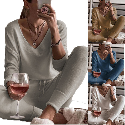 New 4-color Stretch Home Service Two-piece Suit