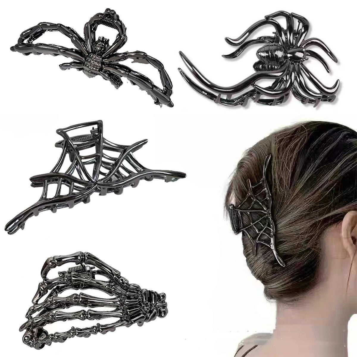 Halloween Barrettes Simple Bat