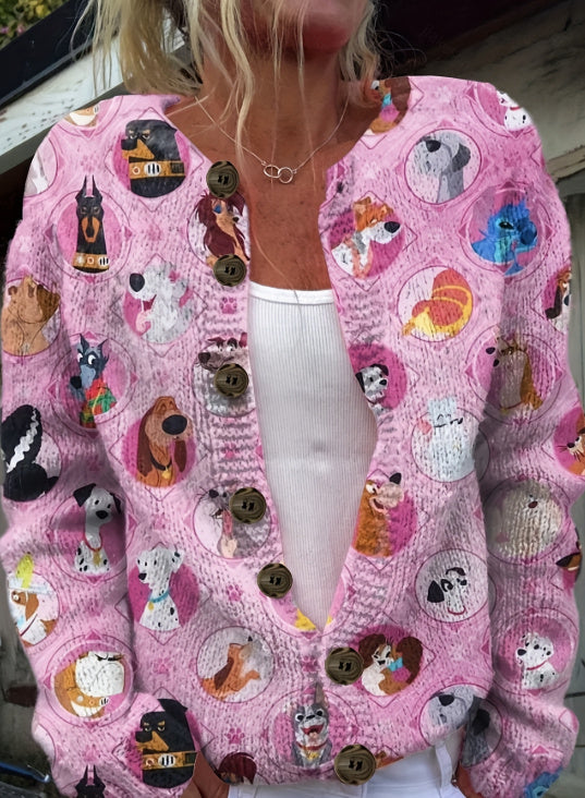 Digital Printed Cardigan Hoodie Jacket